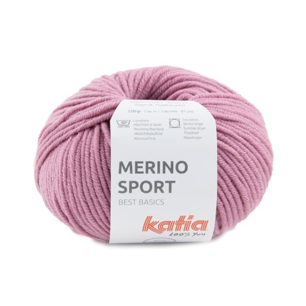Merino Sport, Katia, kolor 28 róża