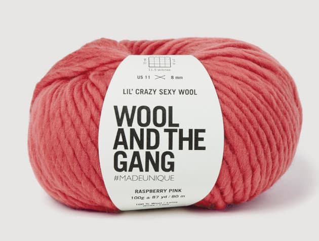 Wool And The Gang, Lil' Crazy Sexy Wool, Raspberry Pink