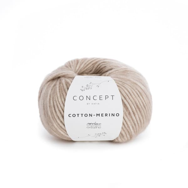 Włóczka, Katia Cotton Merino, 104 beżowy