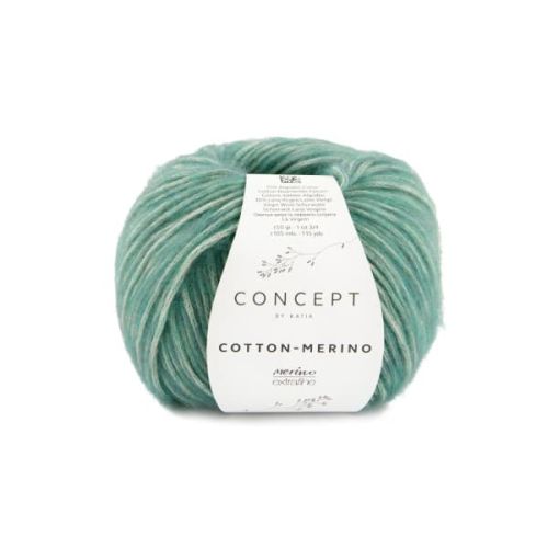 Włóczka, Katia Cotton Merino, 140 szmaragd