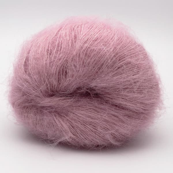 Kremke Soul Wool, Babysilk Lace Solid, 2992 ciemny pudrowy róż