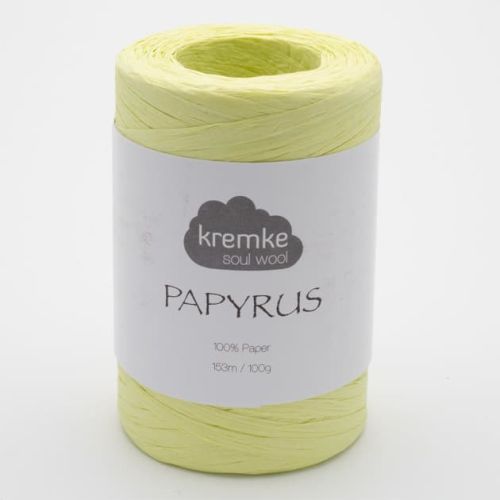 Rafia, Papyrus, Kremke Soul Wool, kolor 54 majowa zieleń