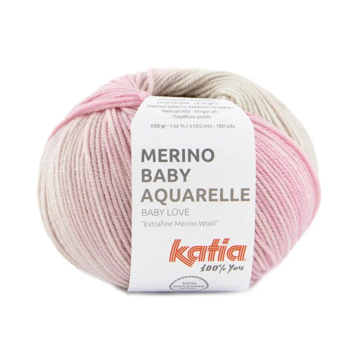 Włóczka Baby Aquarelle Katia kolor 356