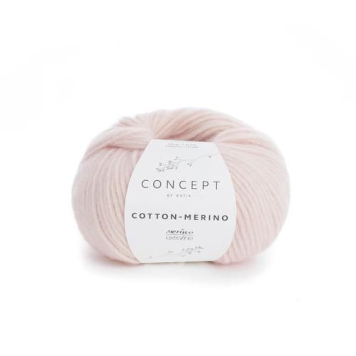 Włóczka, Katia Cotton Merino, 103 bardzo jasny róż