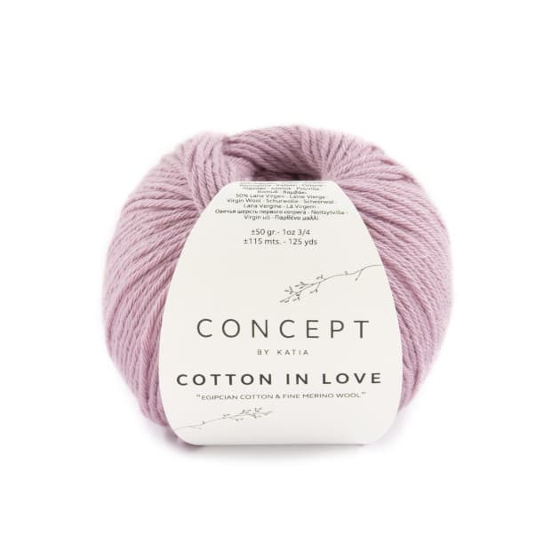 Włóczka, Cotton in Love, Concept by Katia, 53 róża