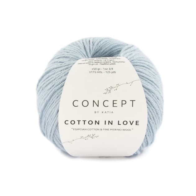 Włóczka, Cotton in Love, Concept by Katia, 65 jasnoniebieski