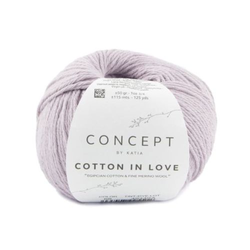 Włóczka, Cotton in Love, Concept by Katia, 68 jasny fiolet