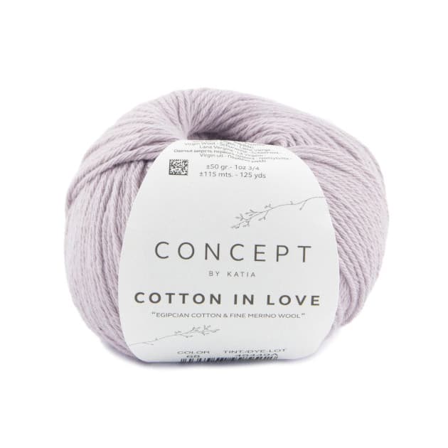Włóczka, Cotton in Love, Concept by Katia, 68 jasny fiolet