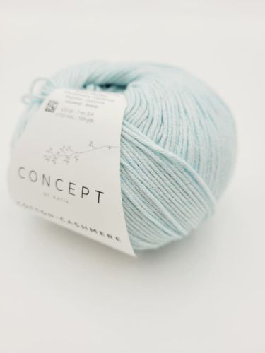 Włóczka, Katia Cotton Cashmere, 73 niebieska woda