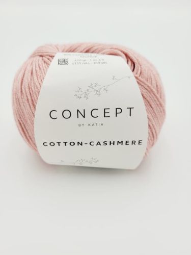 Włóczka, Katia Cotton Cashmere, 72 koralowy