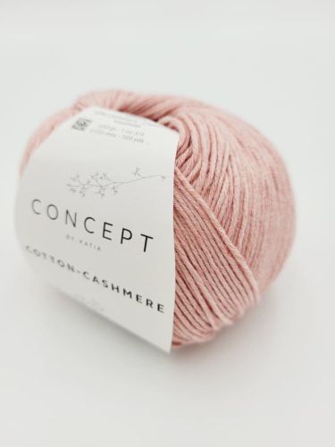 Włóczka, Katia Cotton Cashmere, 72 koralowy