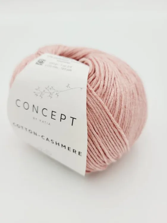 Włóczka, Katia Cotton Cashmere, 72 koralowy