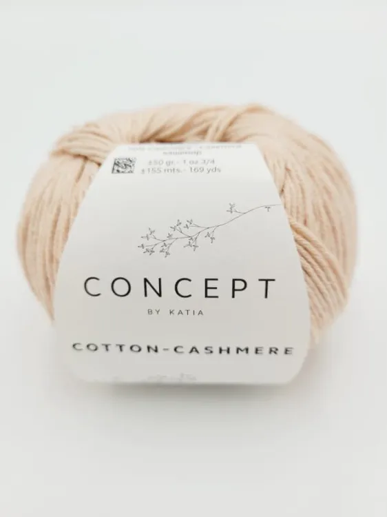 Włóczka, Katia Cotton Cashmere, 66 łososiowy
