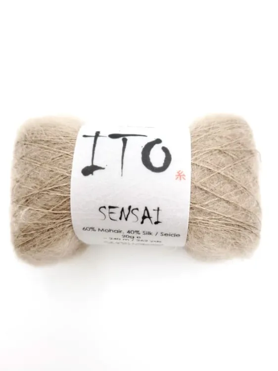 włóczka, ITO Sensai, moher, jedwab, kolor kłoda,  logwood