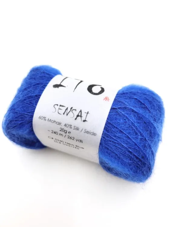 włóczka, ITO Sensai, moher, jedwab, kolor new blue