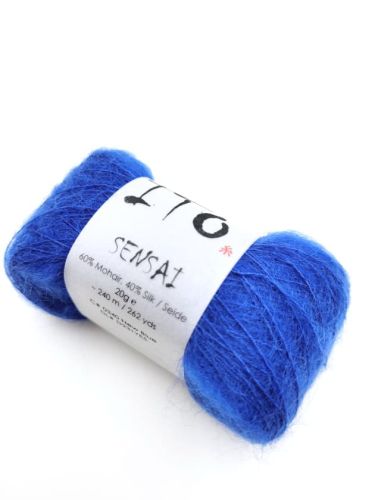 włóczka, ITO Sensai, moher, jedwab, kolor new blue