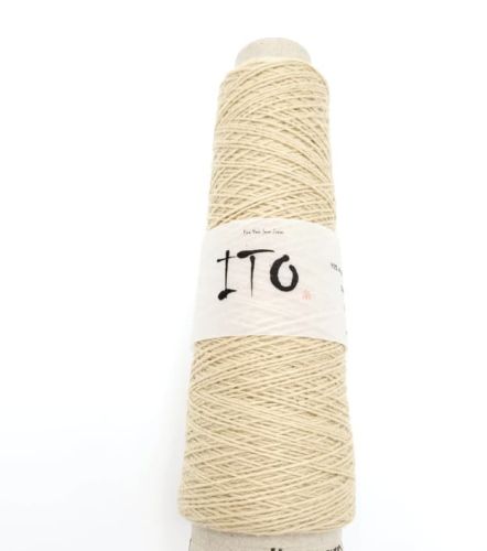 włóczka, ITO Kosho, merino, kaszmir, kolor jasny beżowy oatmeal 0915