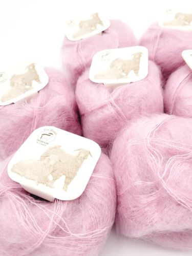 włóczka Mohair by Canard, Brushed Lace, 3038 Rosa