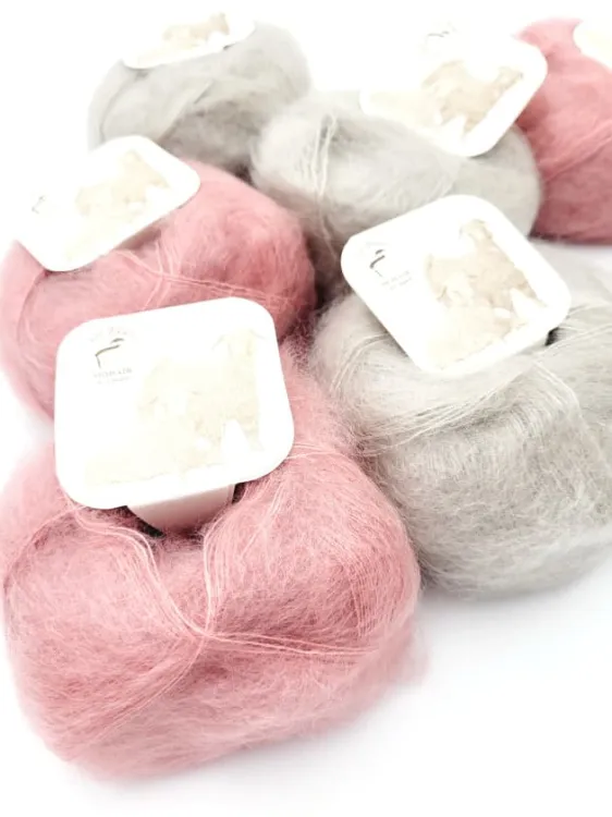 włóczka Mohair by Canard, Brushed Lace, 3022 Rustic Rosa