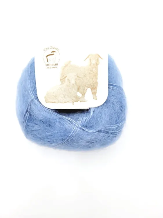 włóczki Mohair by Canard, Brushed Lace, 3012 Lodowoniebieski