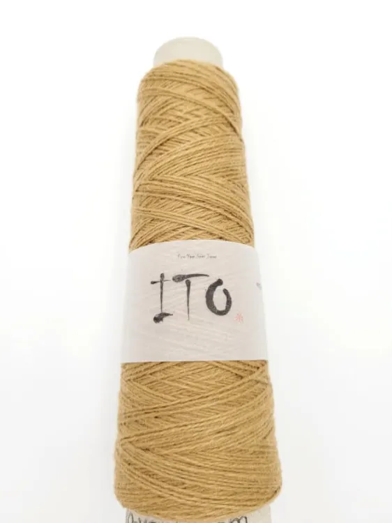 włóczka, ITO Kosho, merino, kaszmir, kolory caramel i vanilla