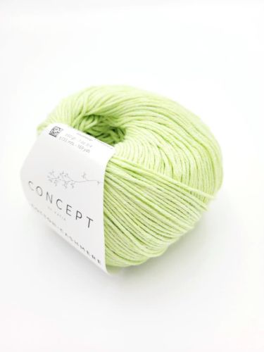 Włóczka, Katia Cotton Cashmere, kolor 76 pistacja