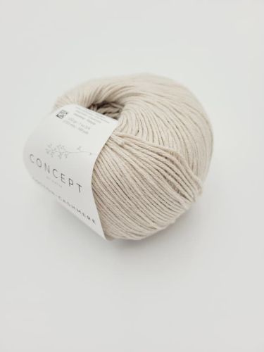 Włóczka, Katia Cotton Cashmere, kolor 54 beżowy
