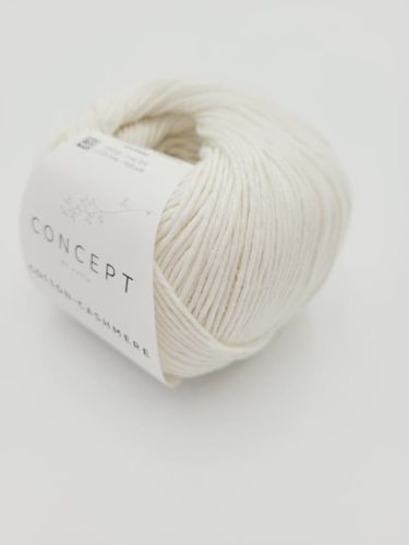 Włóczka, Katia Cotton Cashmere, kolor 53 ecru