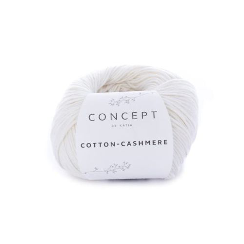 Włóczka, Katia Cotton Cashmere, kolor 53 ecru