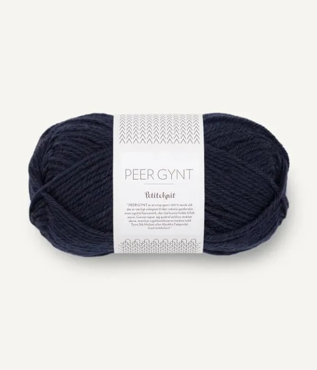 PetiteKnit Peer Gynt, Sandnes Garn, night sky 5591