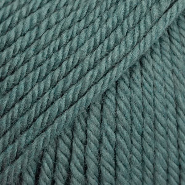 włóczka, Drops Daisy, kolor 18 ciemnoniebieska zieleń, wełna merino