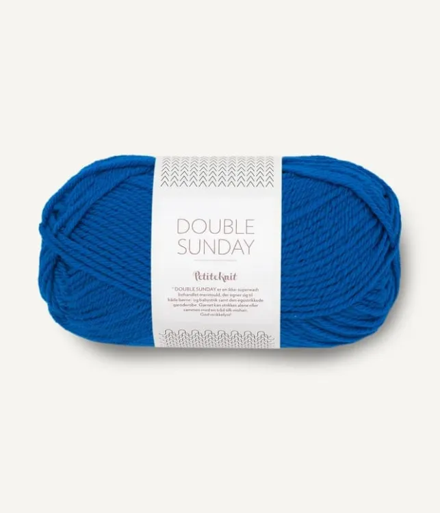 PetiteKnit Double Sunday, Sandnes Garn, 6046 electric blue