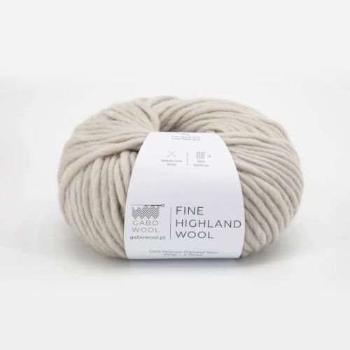 Włóczka, Gabo Wool Fine Highland Wool, AM 8412 migdałowy
