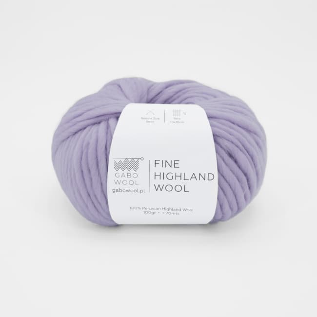 Włóczka, Gabo Wool Fine Highland Wool, 2741  jasna lila
