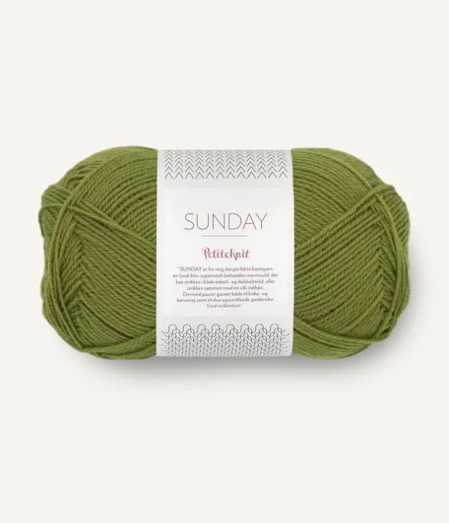 włóczka, PetiteKnit Sunday Sandnes Garn, 9564 matcha