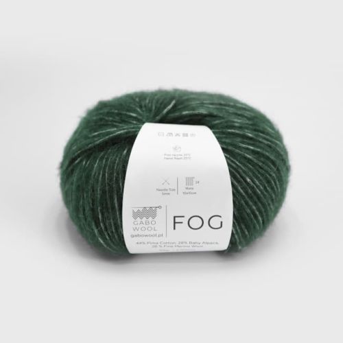 włóczka, Fog Gabo Wool, 6172 leśna zieleń