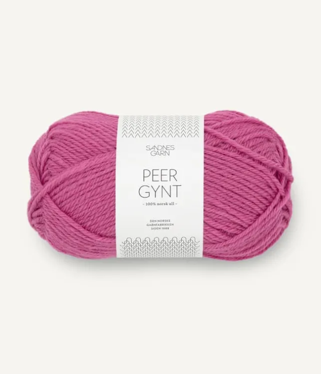 PetiteKnit Peer Gynt, Sandnes Garn, magenta 4628