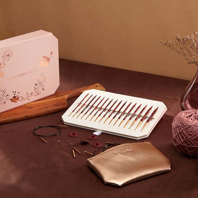 Zestaw drutów wymiennych, KnitPro Symfonie Rose Deluxe