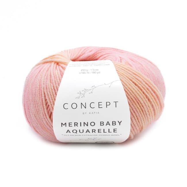 Włóczka, Merino Baby Aquarelle, Katia, 361