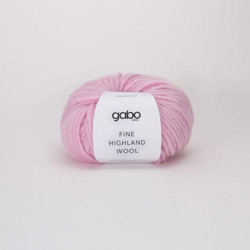 Włóczka, Gabo Wool Fine Highland Wool, mglista peonia 2520