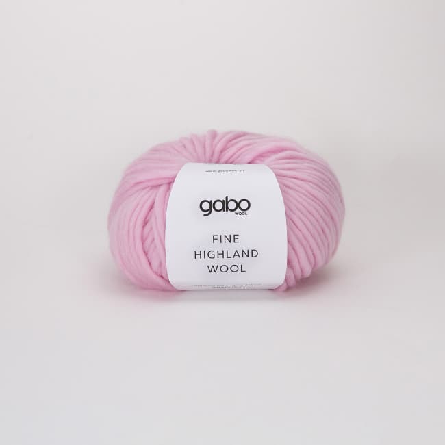 Włóczka, Gabo Wool Fine Highland Wool, mglista peonia 2520