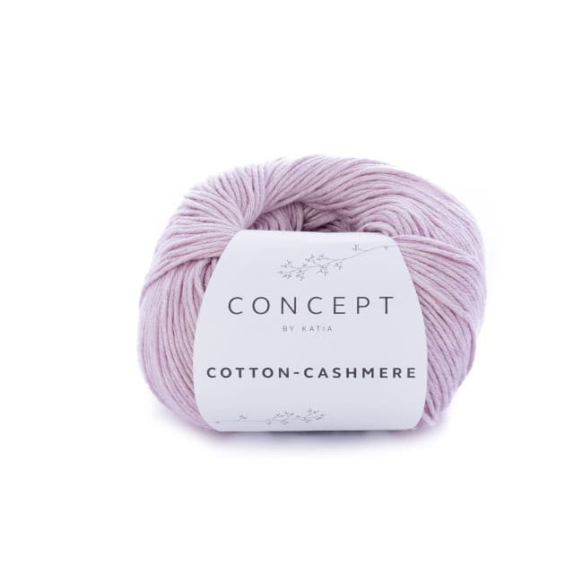 Włóczka, Katia Cotton Cashmere, 64 jasnofioletowy