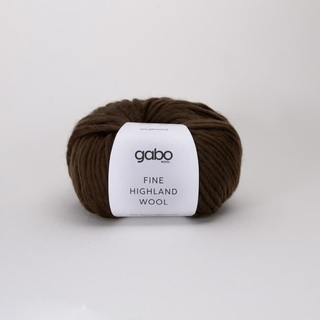Włóczka, Gabo Wool Fine Highland Wool, 2351 wenge