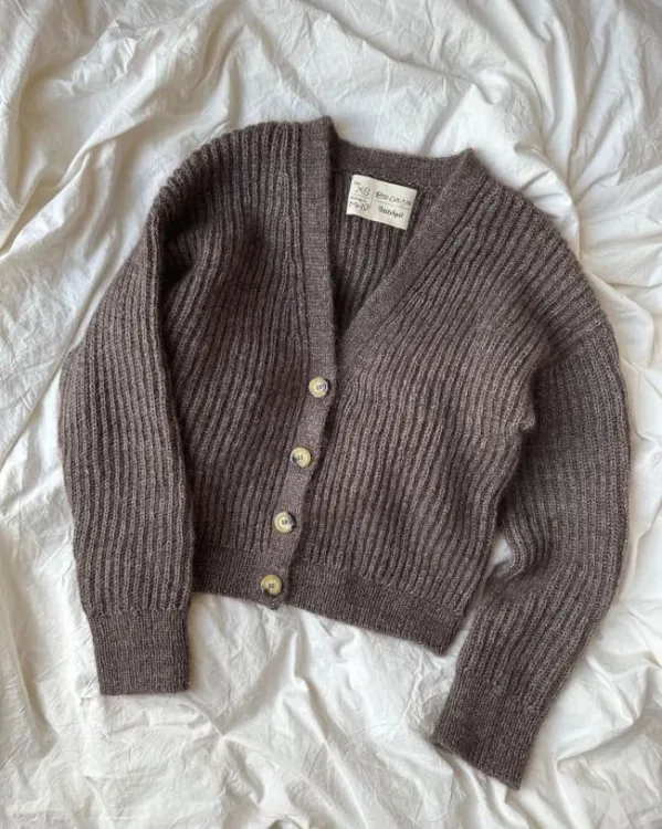 wzór na druty, Petiteknit Agnete Cardigan