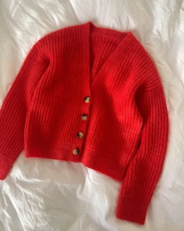 wzór na druty, Petiteknit Agnete Cardigan