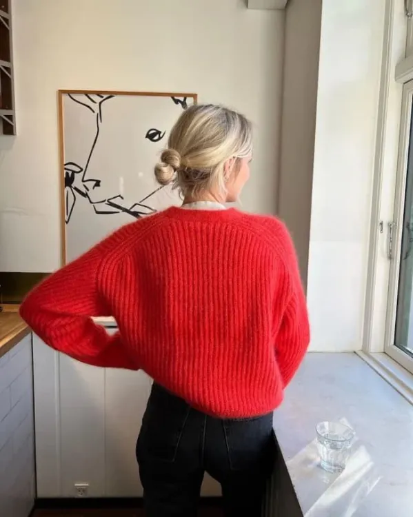 wzór na druty, Petiteknit Agnete Cardigan