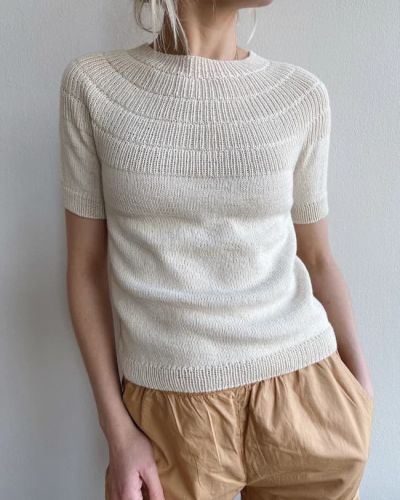 wzór na druty, Petiteknit Anker Tee