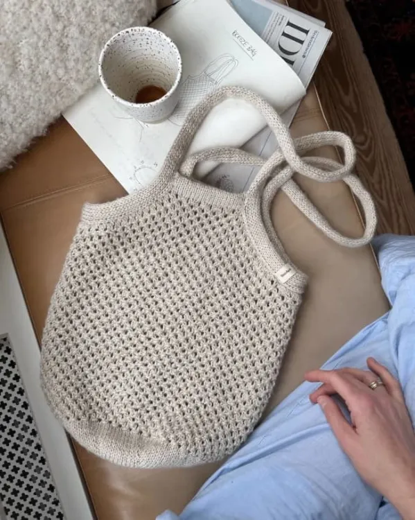 wzór na druty, Petiteknit Breeze Bag