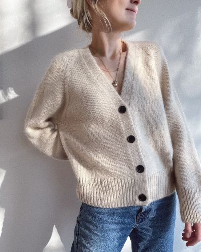 wzór na druty, Petiteknit Champagne Cardigan