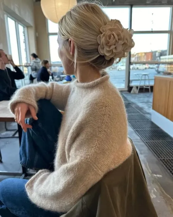 wzór na druty, Petiteknit Cloud Sweater
